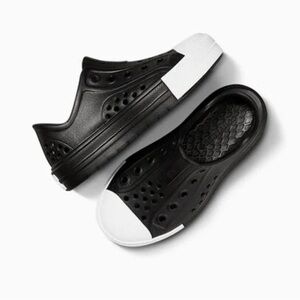 NWT Converse Chuck Taylor All Star Play Lite Black White Slip-On Rubber Sneakers